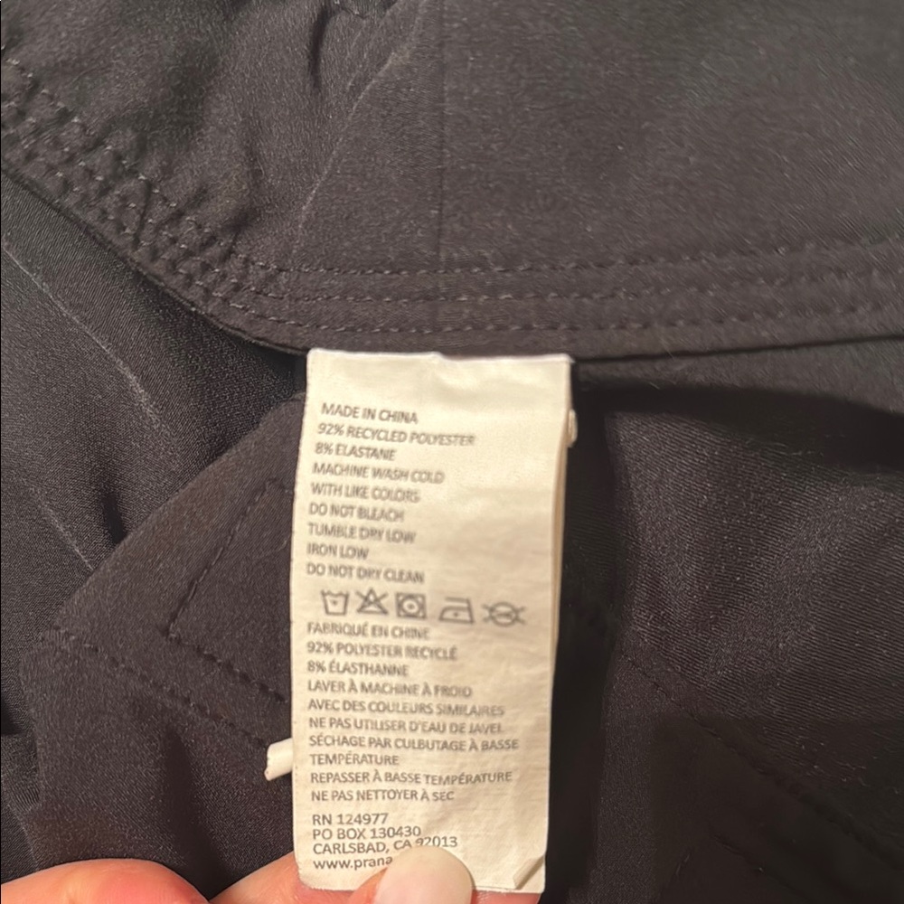 Prana Men's Board Shorts, Black, Used, Size 35 - Picture 8 of 8